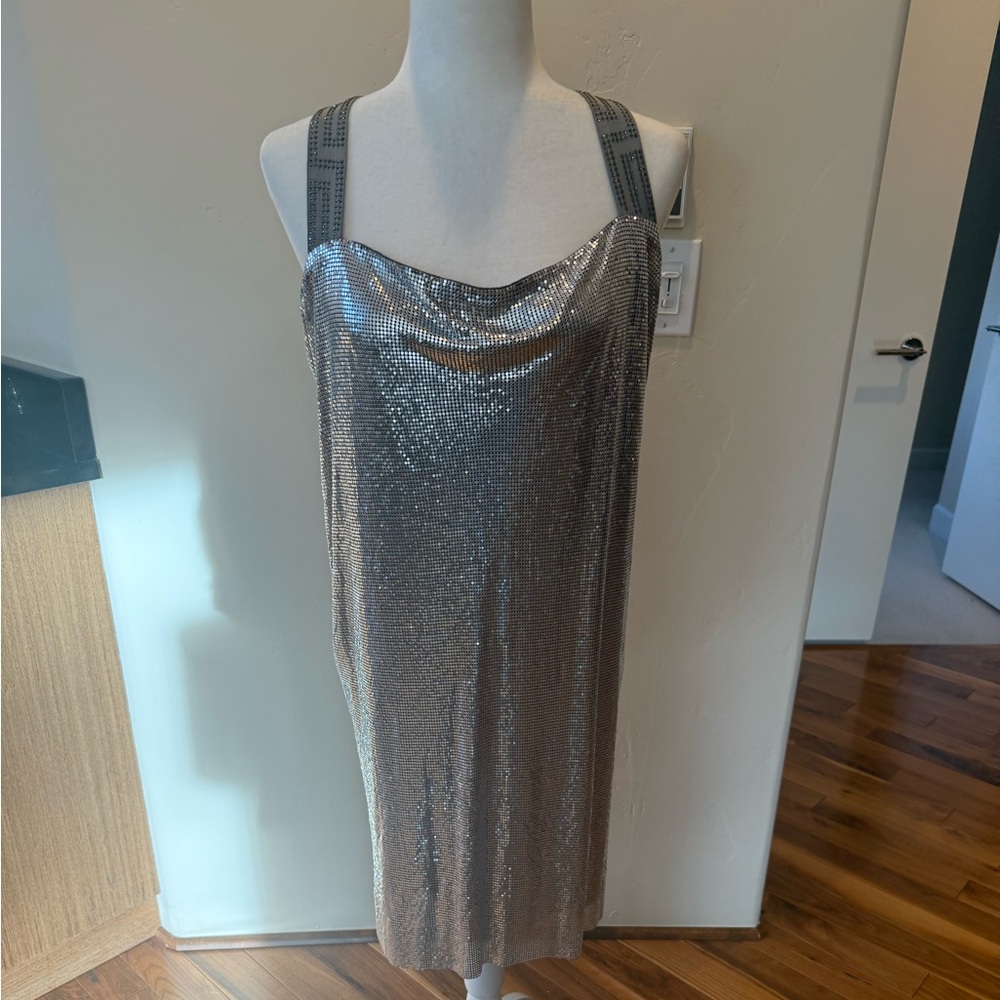 Versace for H&M Metallic Mini Dress